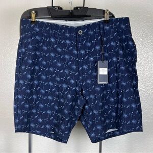 Maelreg Men’s Navy Blue Proflex Dark Navy Hawaii Club Performance Shorts Size 36